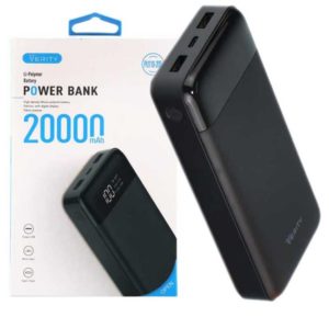 پاوربانک (شارژر همراه) وریتی مدل VERITY PU110 ظرفیت 20000 میلی آمپرساعت - Image 3
