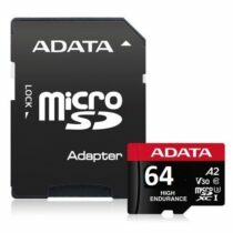 کارت حافظه‌ microSDXC ای دیتا مدل Premier Pro V30 A2 کلاس 10 استاندارد UHS-I U3 سرعت 100MBps ظرفیت 64 گیگابایت