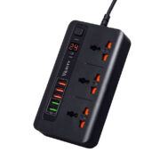 سه راهی برق وریتی مدل PS3111 + شارژر  USB - Image 3