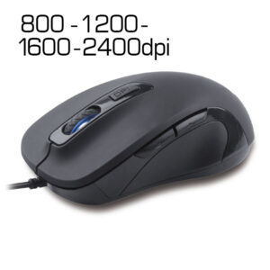 ماوس سیم دار وریتی مدل V-MS5113-N 3 VERITY wired mouse MS5113 black 01