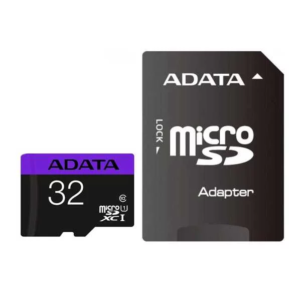 کارت حافظه microSDXC ای دیتا مدل Premier V10 A1 کلاس 10 استاندارد UHS-I سرعت 100MBps ظرفیت 32 گیگابایت