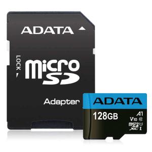 کارت حافظه microSDXC ای دیتا مدل Premier V10 A1 کلاس 10 استاندارد UHS-I سرعت 100MBps ظرفیت 128 گیگابایت