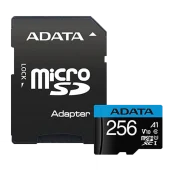 کارت حافظه microSDXC ای دیتا مدل Premier V10 A1 کلاس 10 استاندارد UHS-I سرعت 100MBps ظرفیت 256 گیگابایت