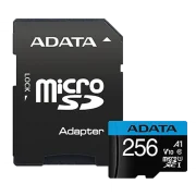 کارت حافظه microSDXC ای دیتا مدل Premier V10 A1 کلاس 10 استاندارد UHS-I سرعت 100MBps ظرفیت 256 گیگابایت