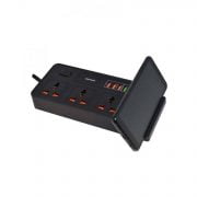 سه راهی برق کلومن مدل KS-C4 + شارژر USB + شارژر وایرلس