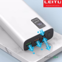 پاوربانک ( شارژر همراه ) لیتو مدل Leitu LP-38 ظرفیت 20000 میلی آمپرساعت - تصویر 3