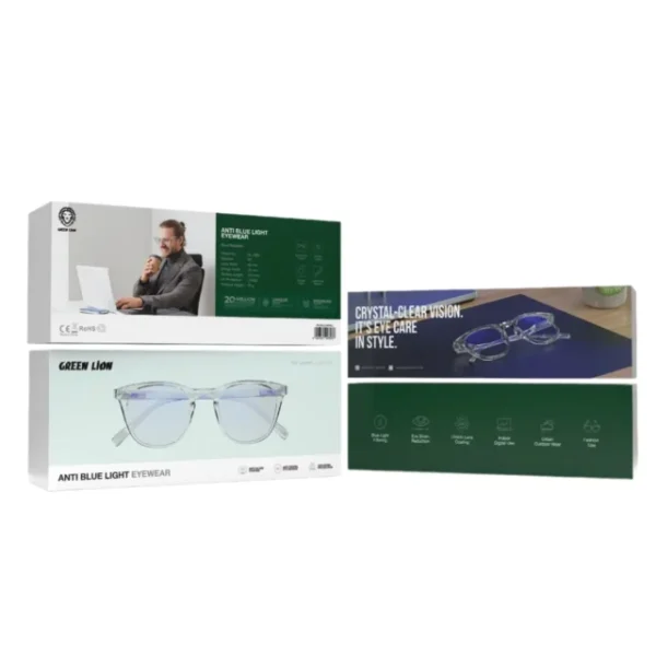 ﻋﯿﻨﮏ ﺿﺪ ﻧﻮر آبی ﮔﺮﯾﻦ ﻻﯾﻦ Anti Blue Light Eyewear