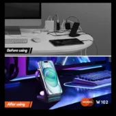 شارژر وایرلس بی سیم کربی مدل W102 - Image 5