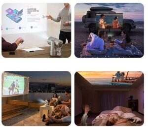 ویدیو پروژکتور قابل حمل گرین لاین مدل Prisma 4K کیفیت HD 4 2 22