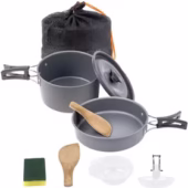 ست وسایل آشپزی کمپینگ گرین لاین از استیل ضد زنگ - تصویر 3