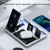 شارژر رومیزی گرین لاین مدل Wireless-Ch station 4 in 1 - Image 6