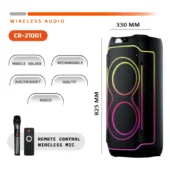 اسپیکر بلوتوثی کربی مدل CR-21001 - Image 3