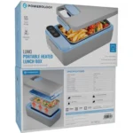 ظرف غذای گرم کن دار پاورولوژی Powerology Lumu Portable Heated Lunch Box PLBF818GYBL - Image 4