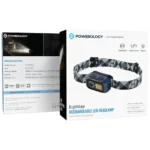 چراغ پیشانی شارژی پاورولوژی Powerology BrightVision Headlamp PWZF6578BK - Image 2